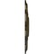 Ekena Millwork Deria Ceiling Medallion (Fits Canopies up to 6"), Hand-Painted Green Gold, 20 1/4"OD x 1 1/2"P CM20DRGGS - alternate 4